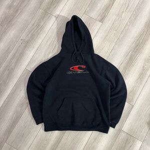 Rare Vintage O'Neill Black and Red Men's Hoodie Sweater